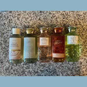 Bundle Bath and Body Works Body Wash and Shower Gels